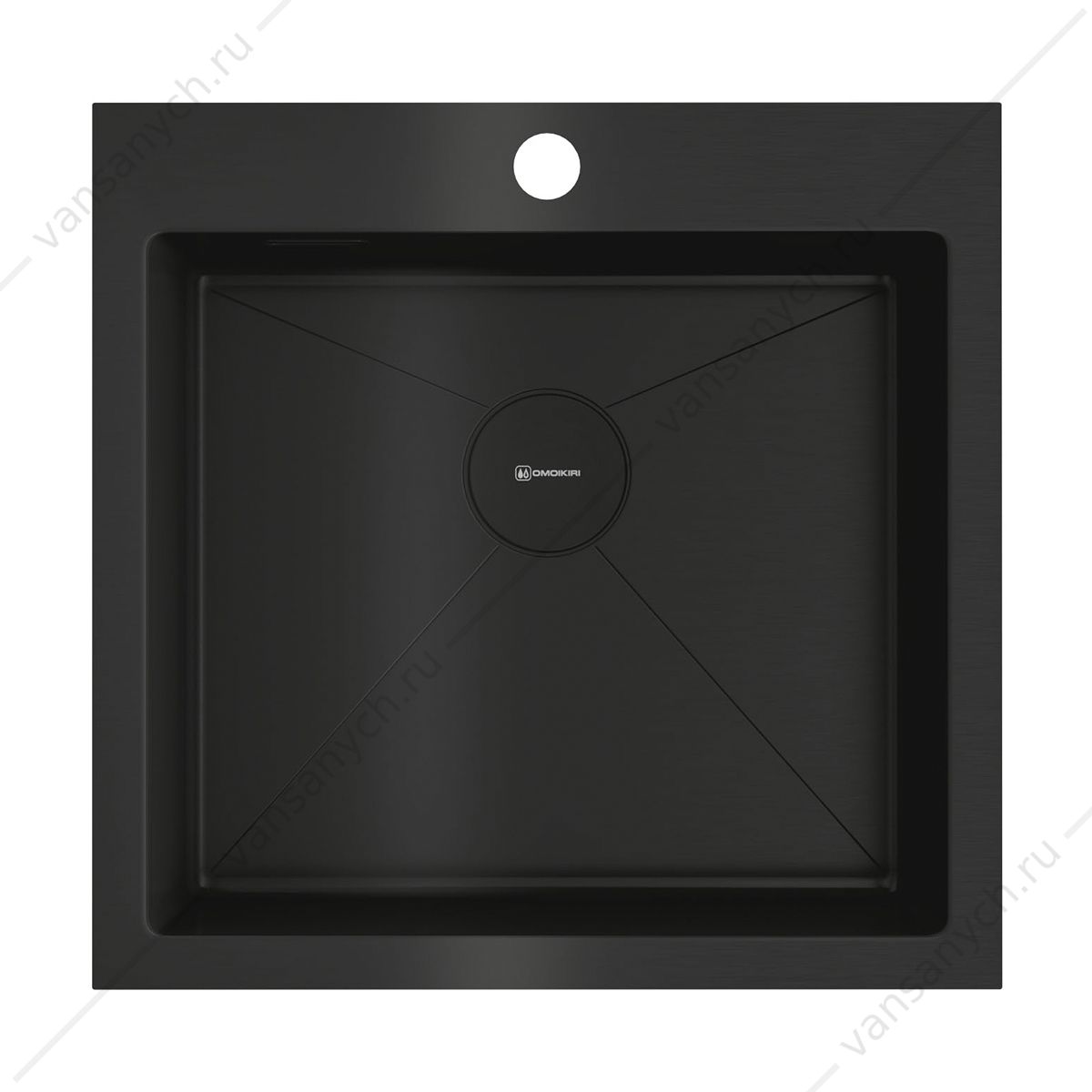 Мойка Omoikiri Akisame 51-GB графит Omoikiri (Япония) купить в Тюмени (Ван Саныч™)
