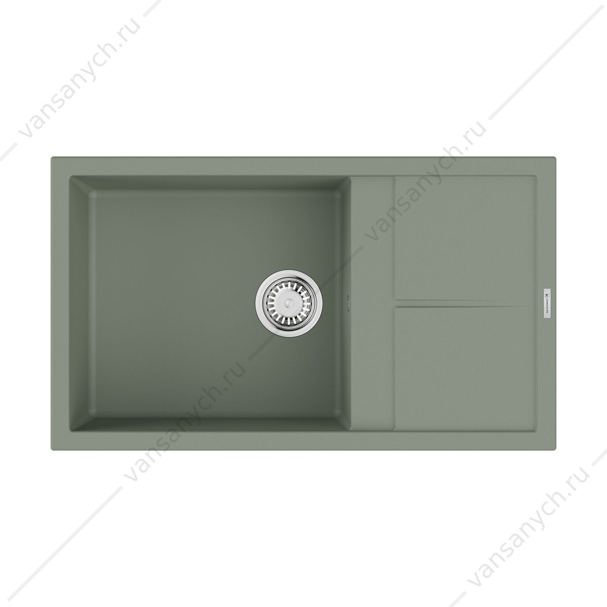 Мойка Omoikiri Sumi 86A-WG Artceramic/wind green Omoikiri (Япония) купить в Тюмени (Ван Саныч™)
