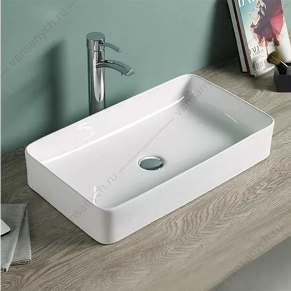 00004143424 Раковина 60х35 накладная COMFORTY 78189 белая Comforty (Россия) купить в Тюмени (Ван Саныч™)
