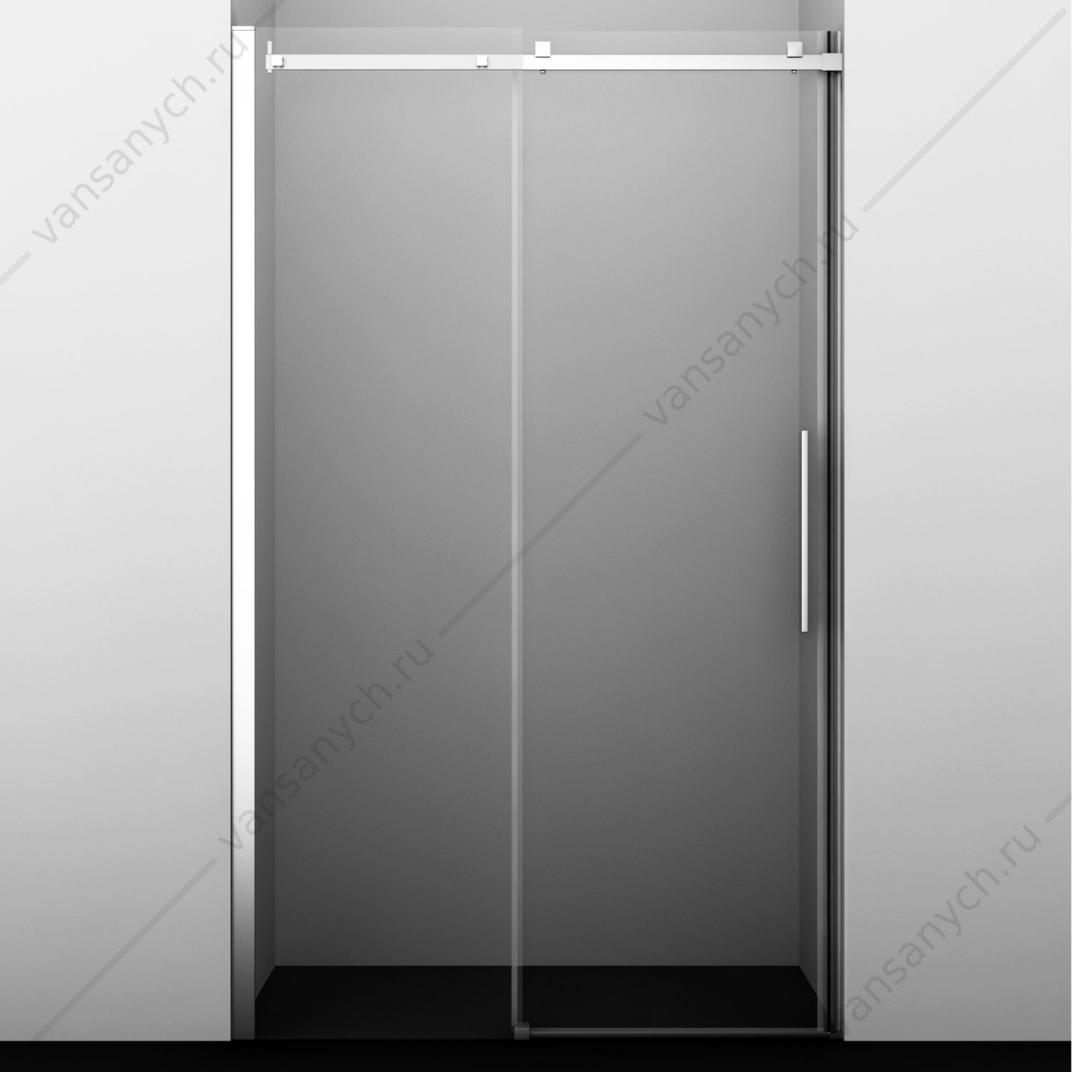 SET1649 Душевая дверь 130х200 Alme 15R30, хром WasserKraft (Германия) купить в Тюмени (Ван Саныч™)