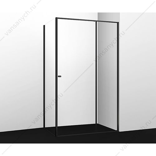 SET2156 Душевой уголок 100х80х200 Dill 61S17, черный WasserKraft (Германия) купить в Тюмени (Ван Саныч™)