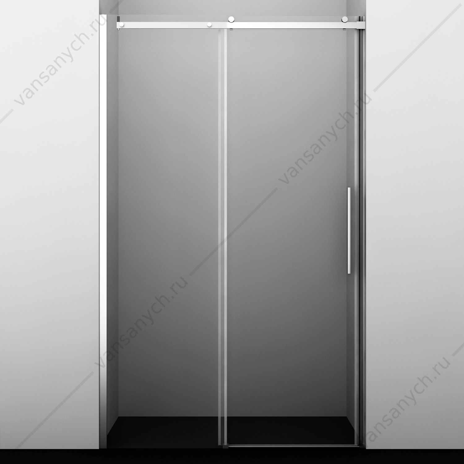 SET1650 Душевая дверь 130х200 Dinkel 58R30, хром WasserKraft (Германия) купить в Тюмени (Ван Саныч™)