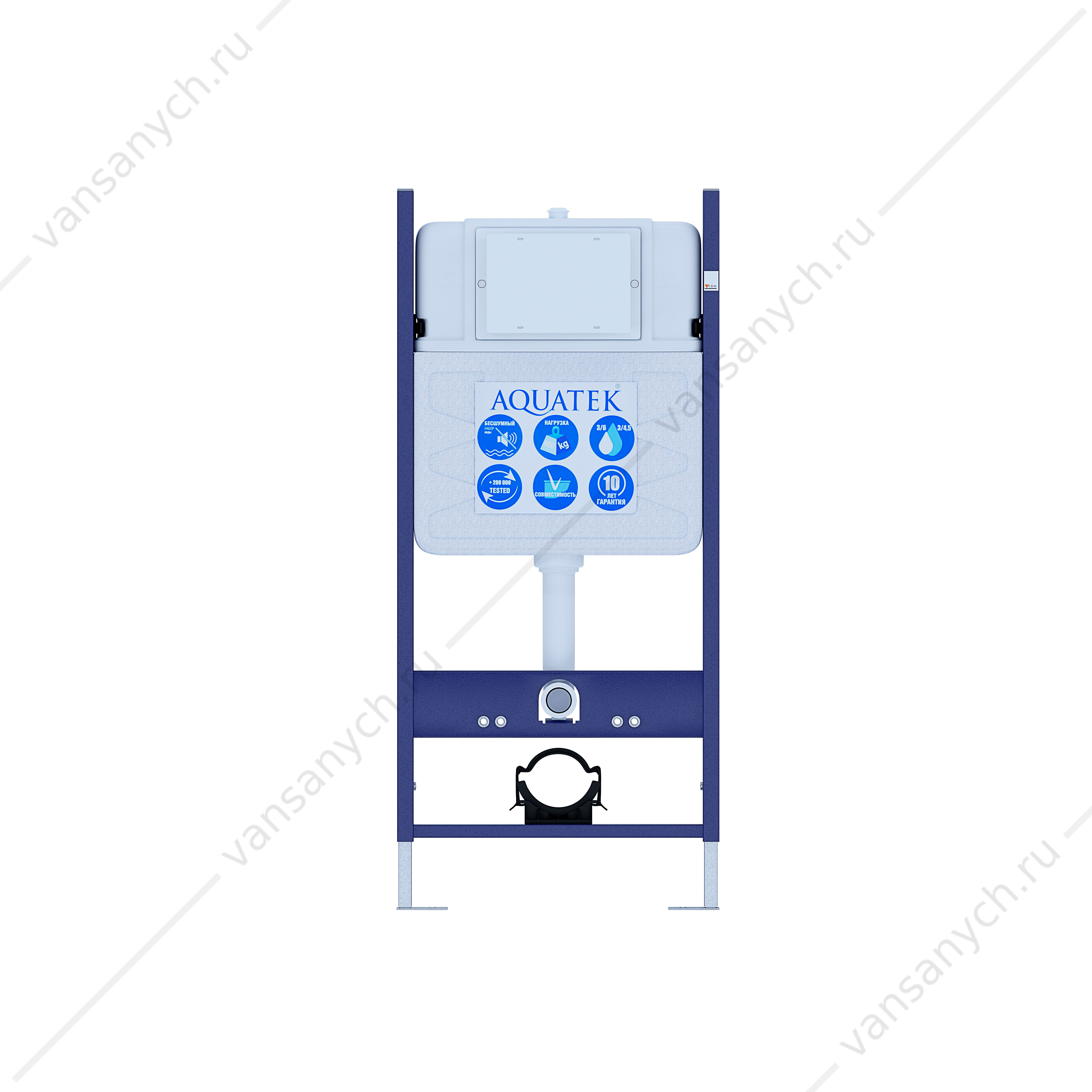 Инсталляция для унитаза Aquatek ECO Standart 50,  INS-0000014 Aquatek (Россия) купить в Тюмени (Ван Саныч™)