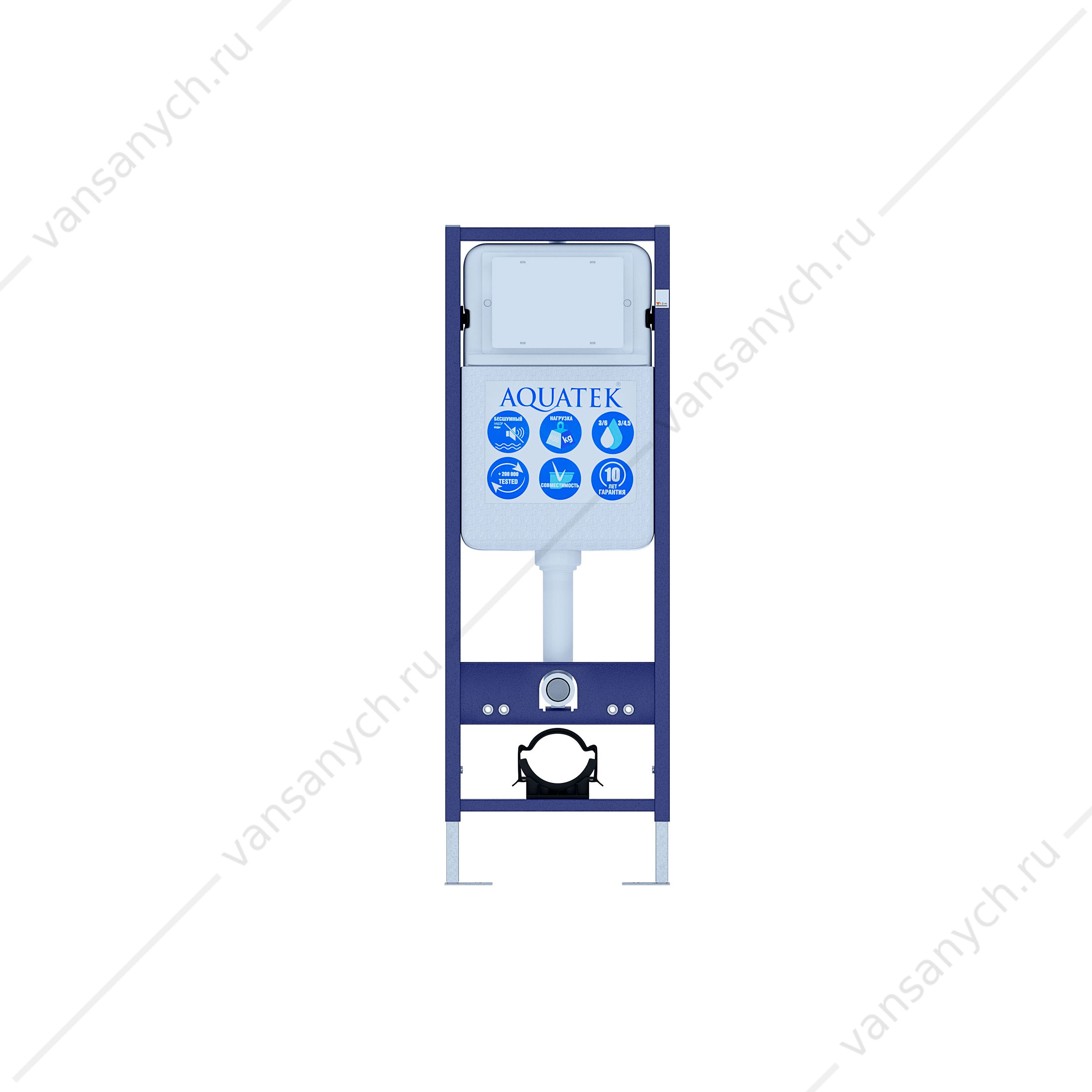 Инсталляция для унитаза Aquatek Standart 37, INS-0000017 Aquatek (Россия) купить в Тюмени (Ван Саныч™)
