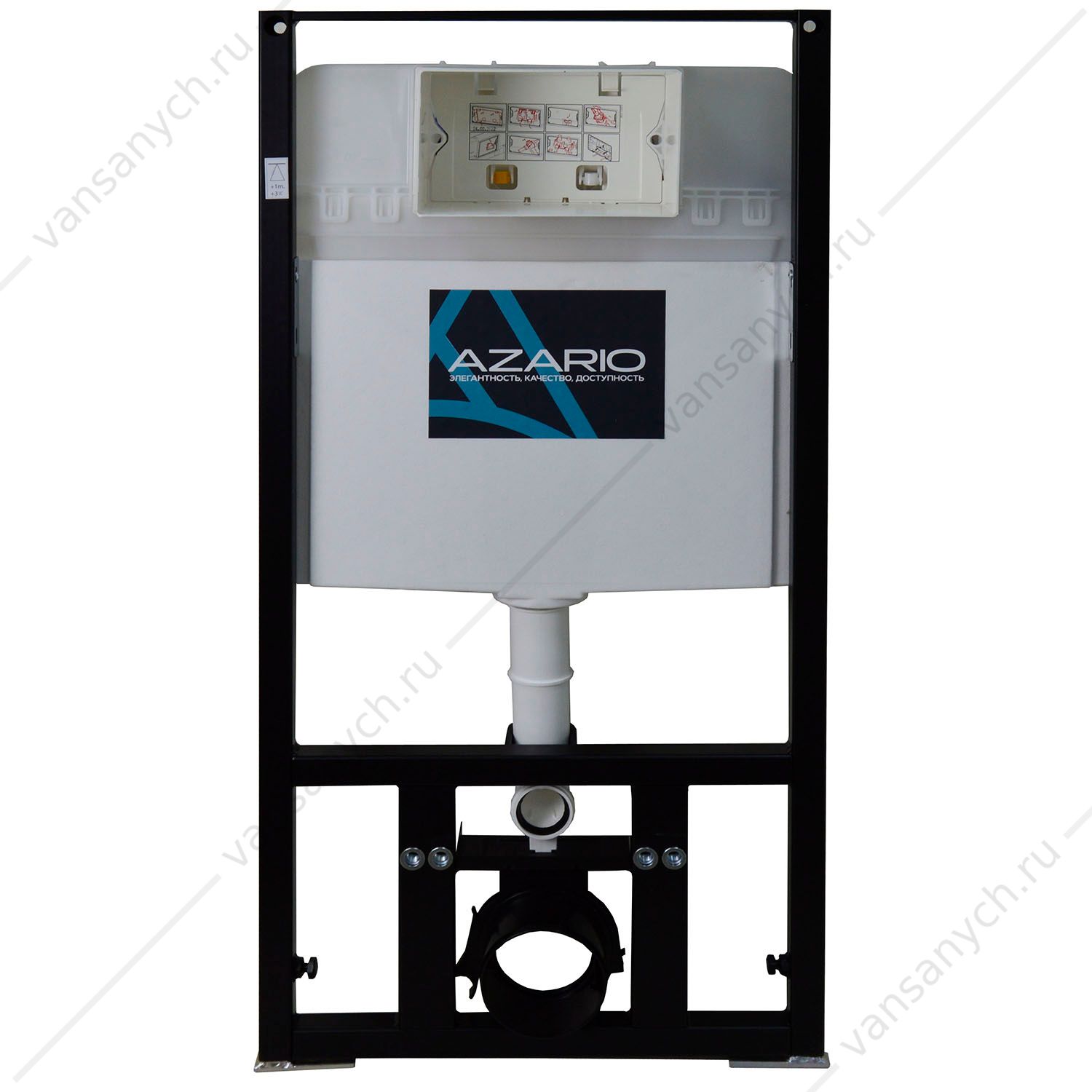 Инсталляция для унитаза Azario  3/6л. AZ-8010-1000 Azario (Россия) купить в Тюмени (Ван Саныч™)